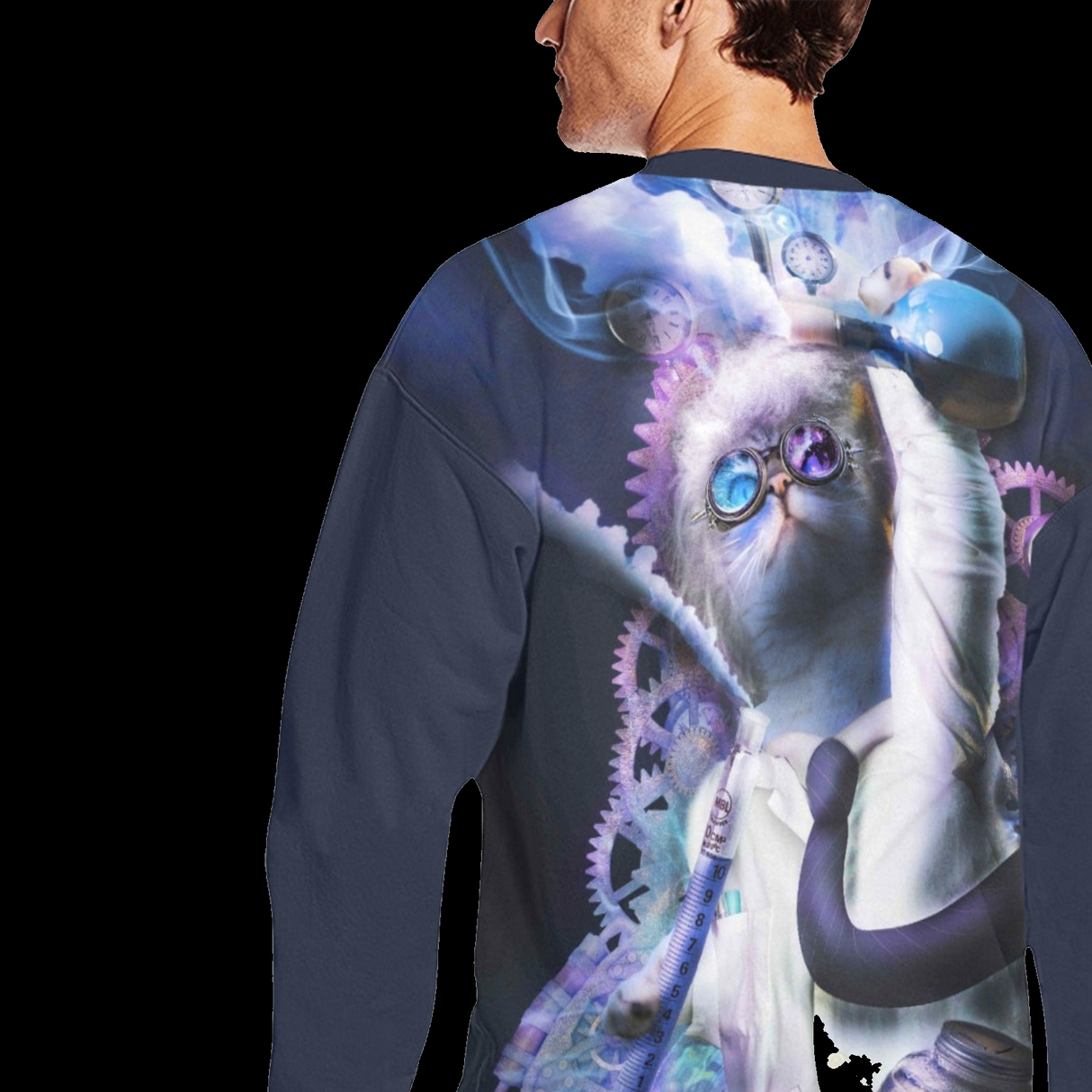 Mad Scientist Cat Sweater