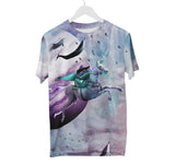 Frog Riding Unicorn Shirt | AOP 3D Tee Shirts