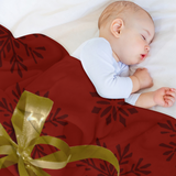Gift Wrap Christmas Throw Blanket