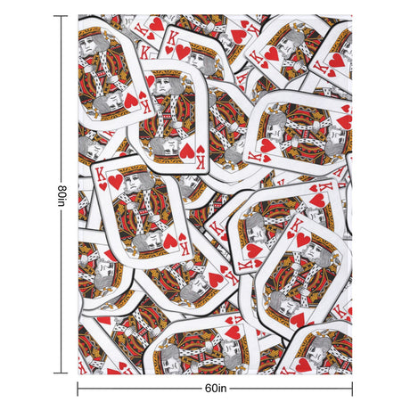 Playing Cards Throw Blanket