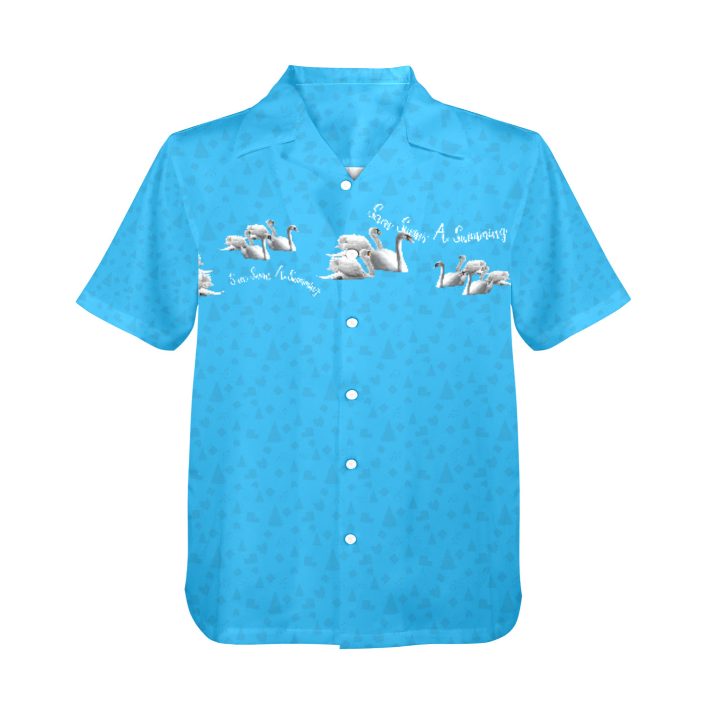 Swans Swimming 12 Days of Christmas Hawaiian Shirt | Button Up Down Shirt