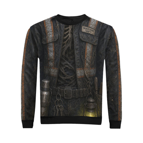 Graveyard Shift Cemetery Worker Halloween Sweatshirt