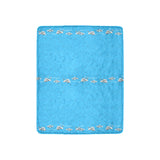 Days of Christmas Swans Swimming Throw Blanket