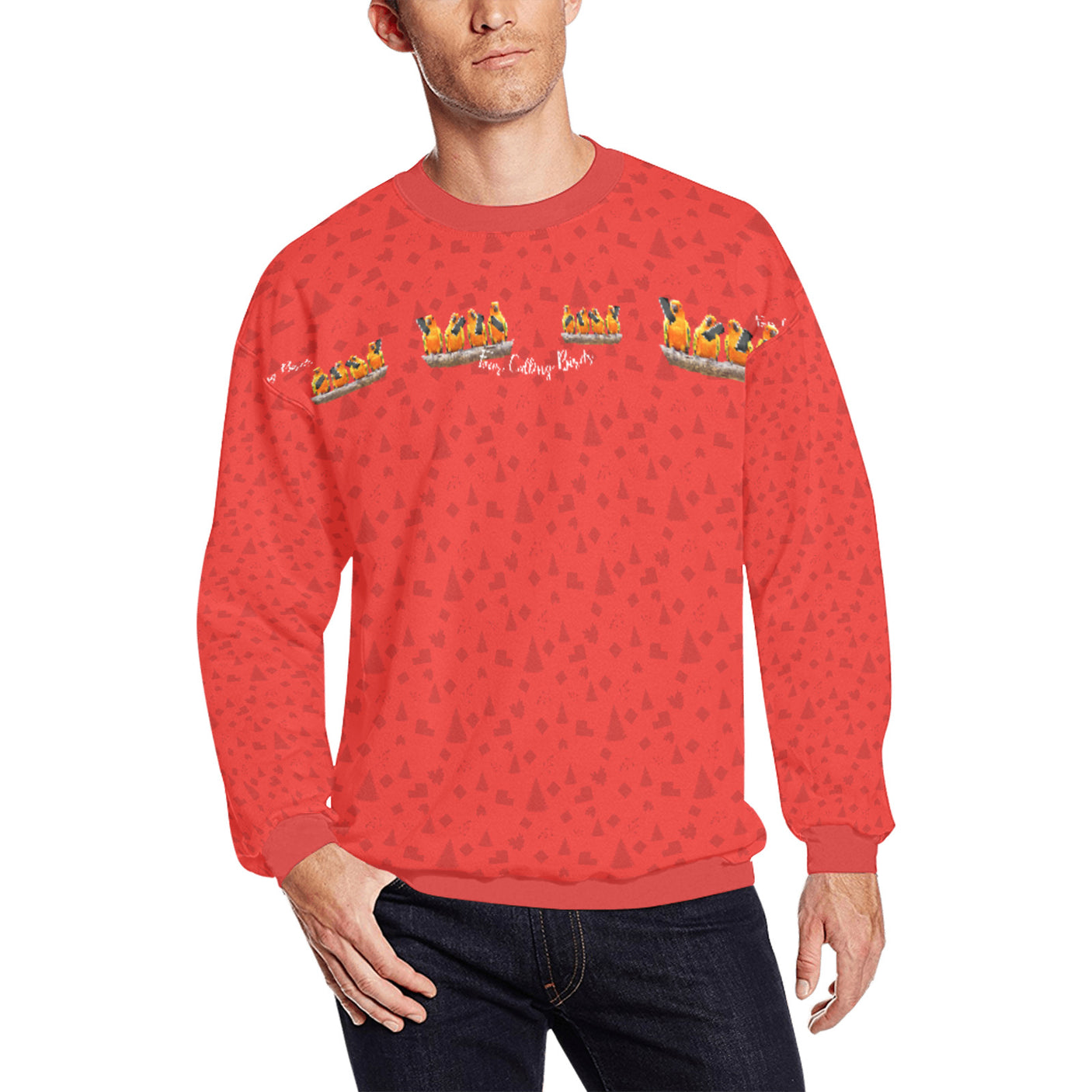 Calling Birds 12 Days of Christmas Sweater
