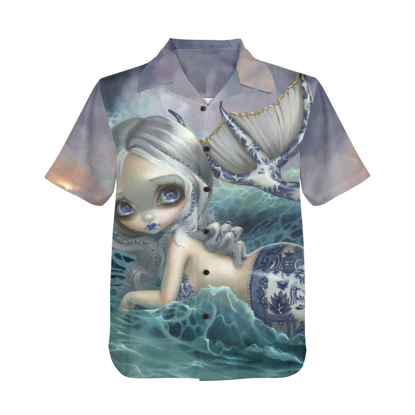 Jasmine Becket-Griffith 'Porcelina' Hawaiian Shirt