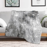 Moon Surface Throw Blanket
