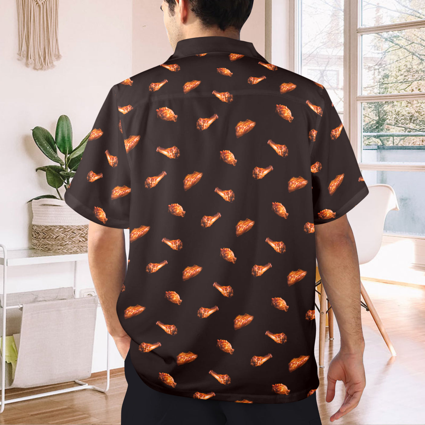 Chicken Wing Hawaiian Shirt | Button Up Down Shirt