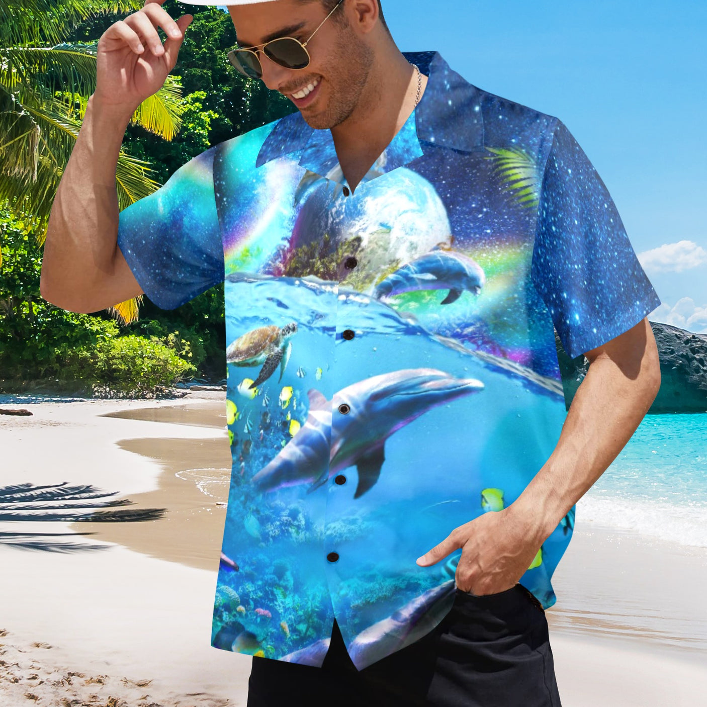 Dolphin Hawaiian Shirt