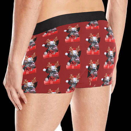 Christmas Pig Santa Boxer Brief Boxers