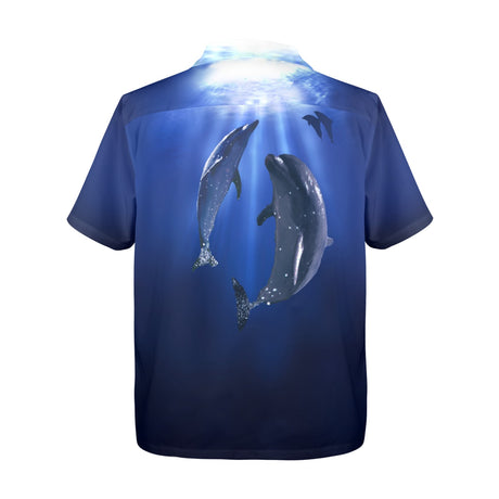 Deep Sea Dolphin Hawaiian Shirt