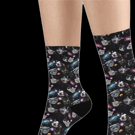 Space Cat Socks