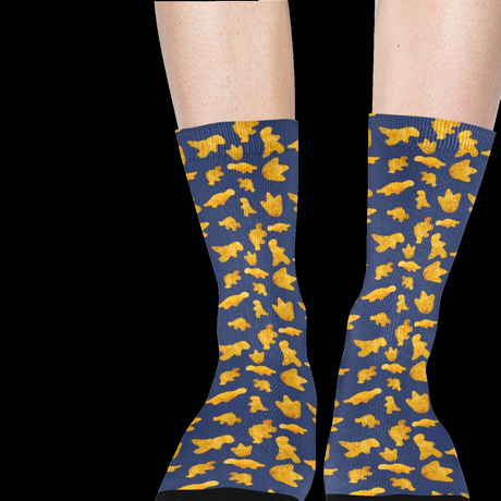 Dino Nuggets Socks