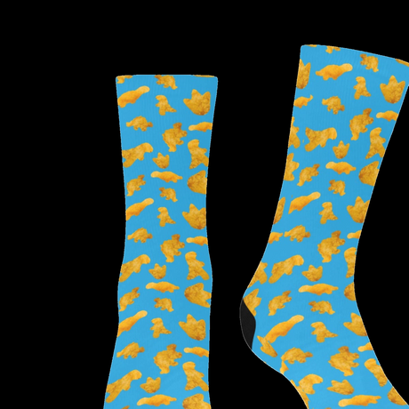 Dino Nuggets Socks