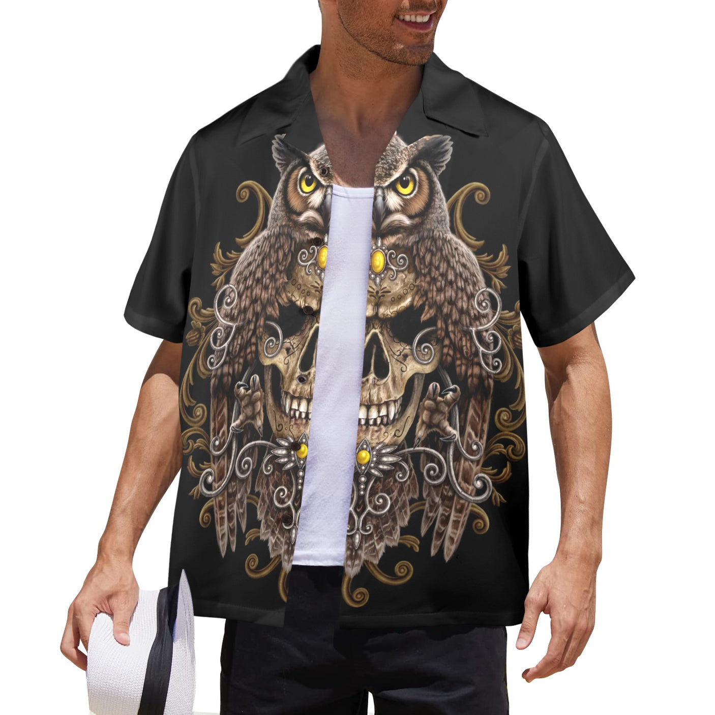 Death Wisdom, Sarah Richter Art Hawaiian Shirt