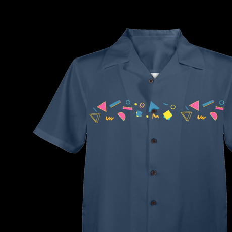 Arcade Carpet Vacation Shirt - Retro Gamer Hawaiian Button-Up