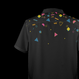Arcade Carpet Party Shirt - Retro Gamer Hawaiian Button-Up