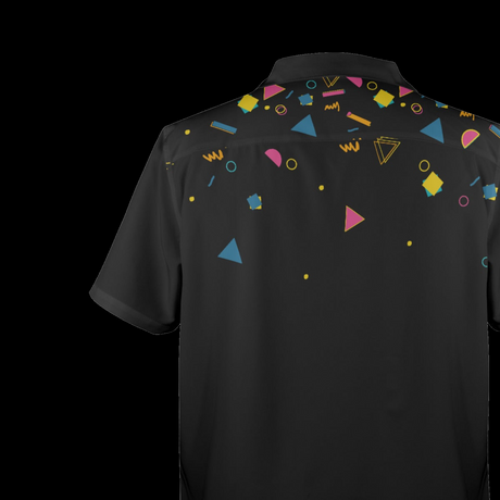 Arcade Carpet Party Shirt - Retro Gamer Hawaiian Button-Up