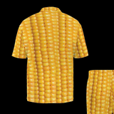 Corn Cob Pajamas for Men folded product mockup