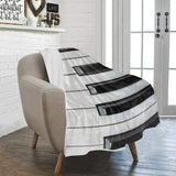 Piano Keys Throw Blanket