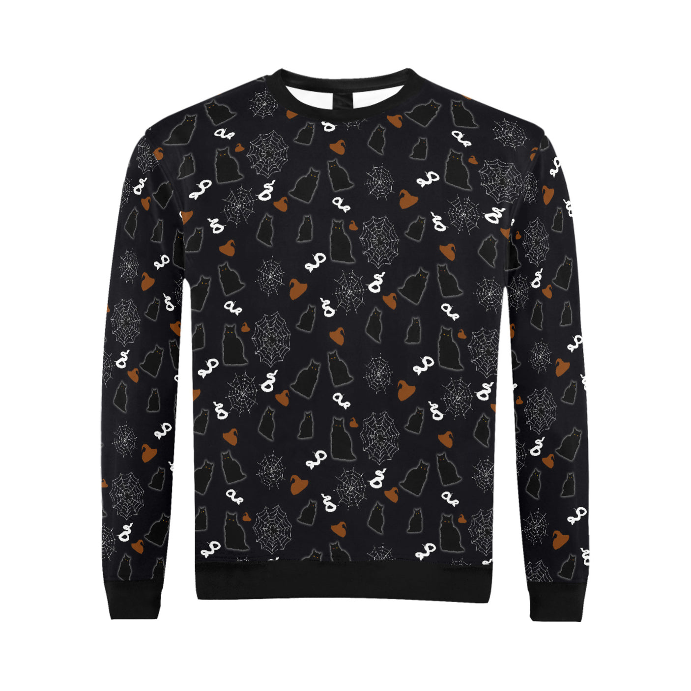 Black Cat Snake Sweater