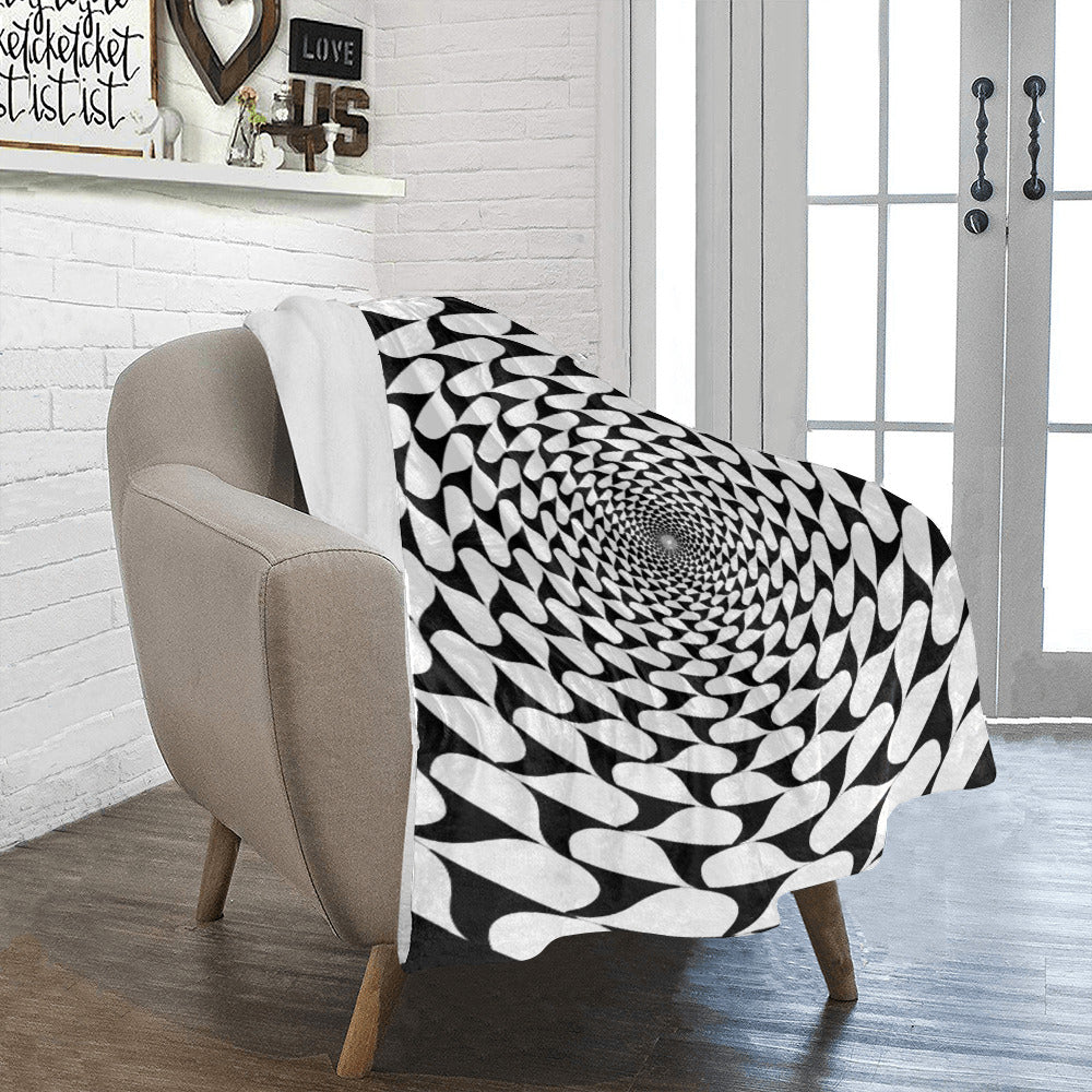 Optical Illusion Throw Blanket