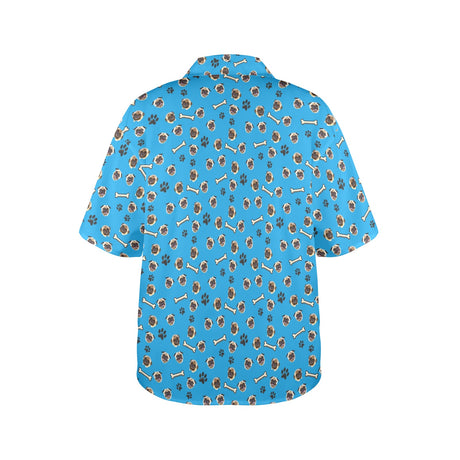 Pug Women's Hawaiian Shirt