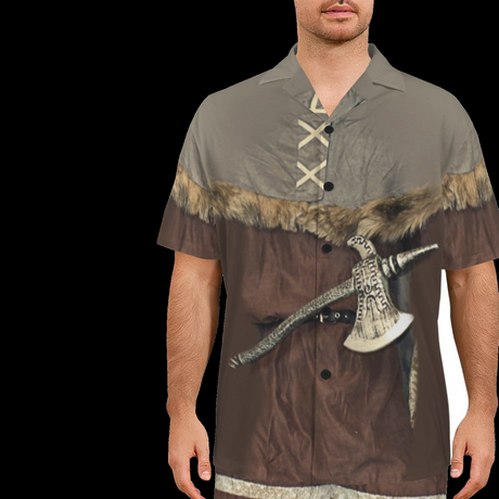 Viking Berserker Halloween Costume Pajama Set