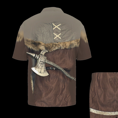 Viking Berserker Halloween Costume Pajama Set
