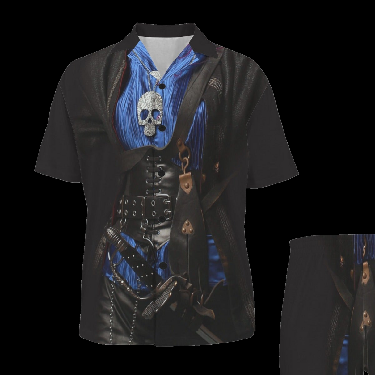 Cursed Captain Pirate Costume Pajama Set