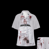 Night Shift Bloody Nurse Costume Pajama Set