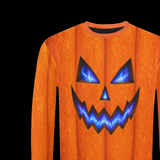 Inner Glow Jack-O'-Lantern Halloween Sweatshirt