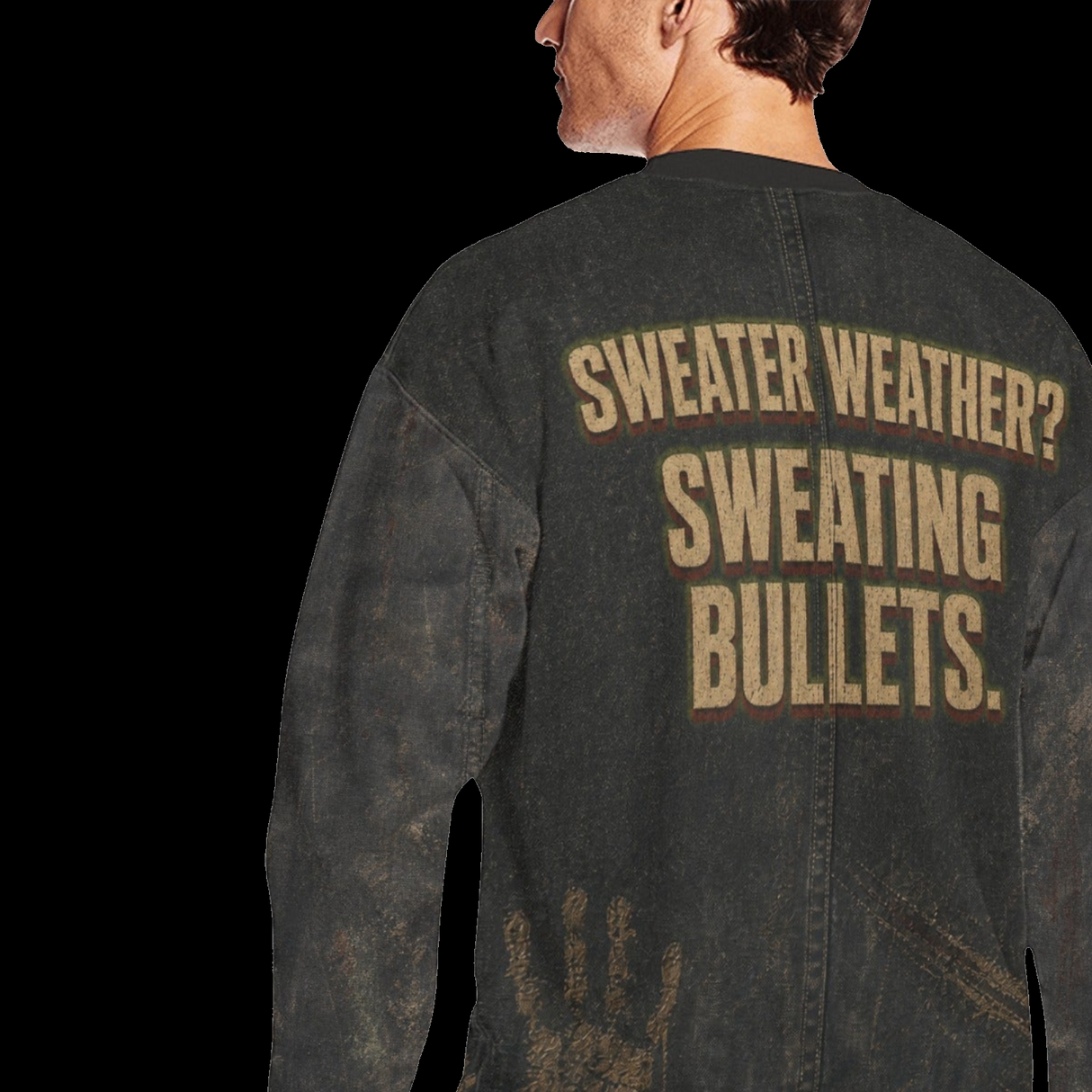 Sweating Bullets Axe Murderer Halloween Sweatshirt
