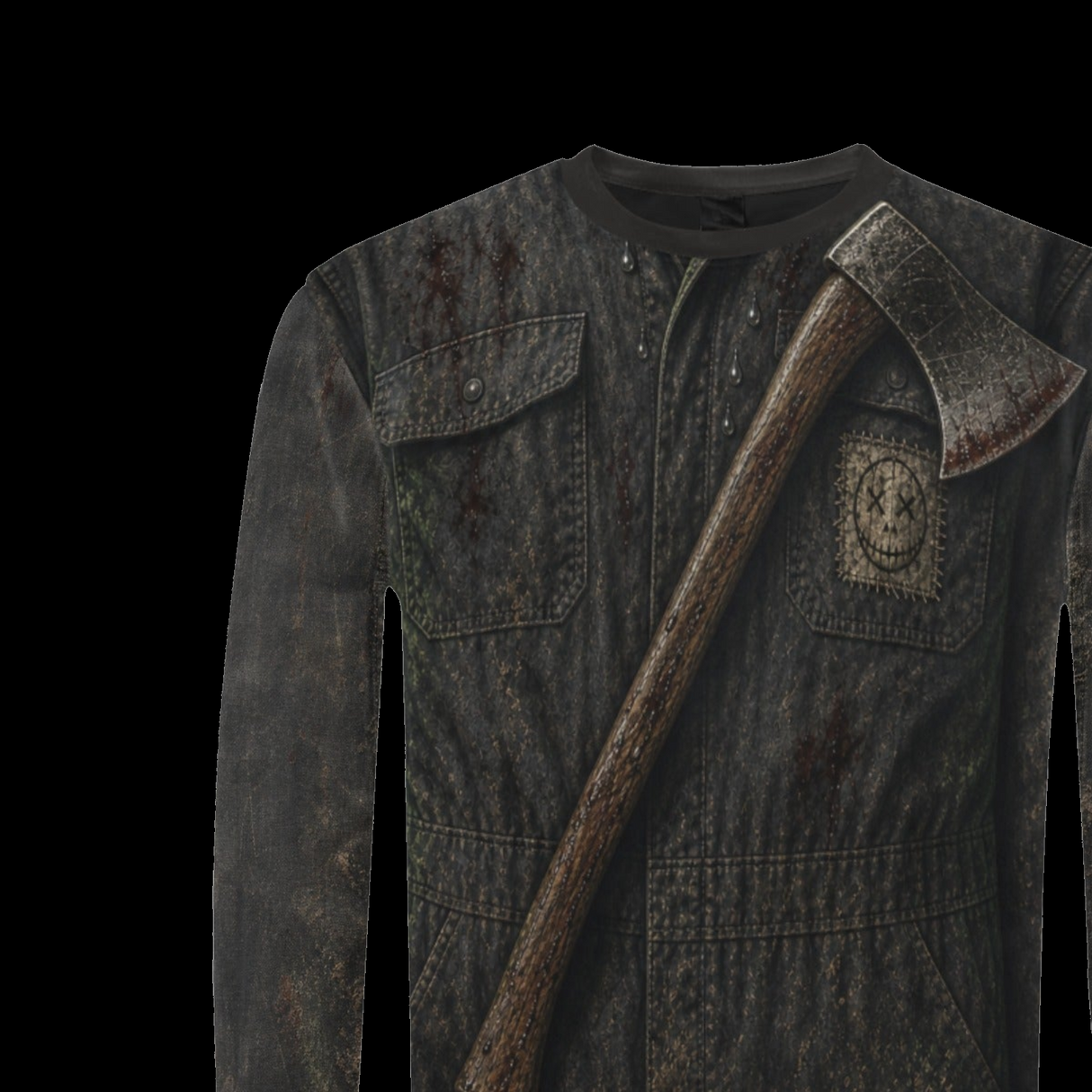 Sweating Bullets Axe Murderer Halloween Sweatshirt