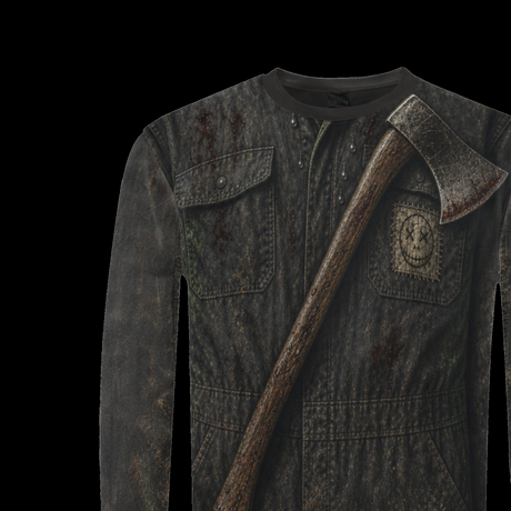 Sweating Bullets Axe Murderer Halloween Sweatshirt