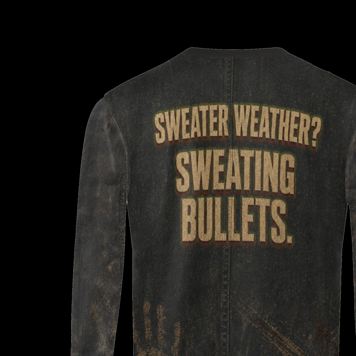 Sweating Bullets Axe Murderer Halloween Sweatshirt