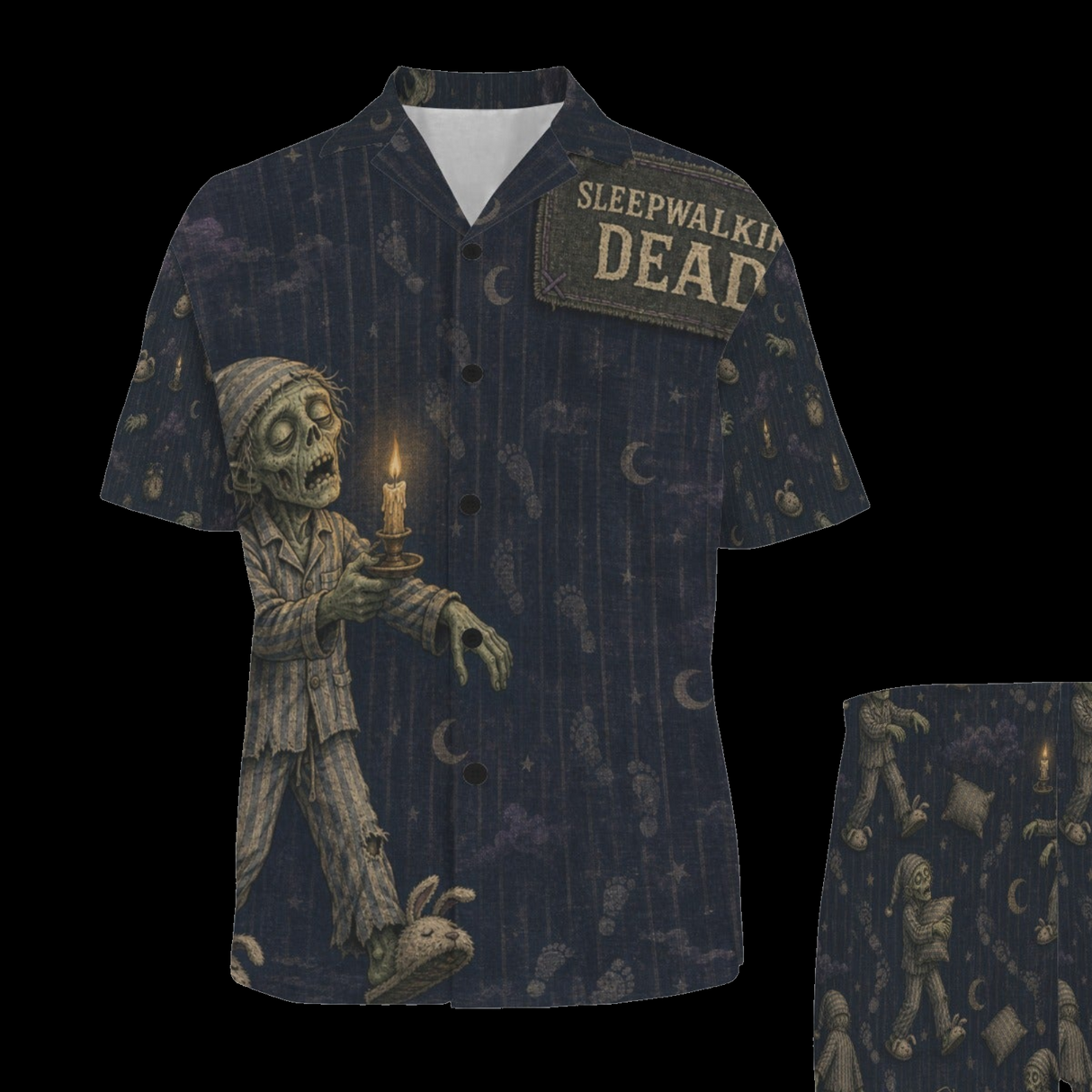 Sleepwalking Dead Halloween Costume Pajama Set