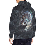 Crescent Moon Wolf Hoodie