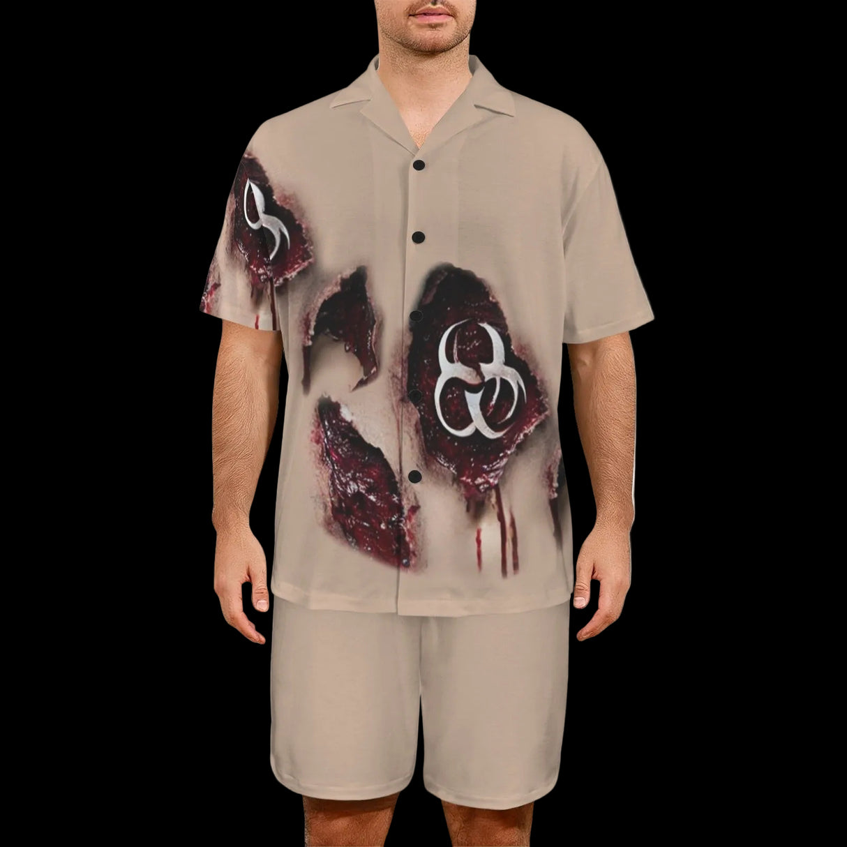 Containment Breach Zombie Costume Pajama Set