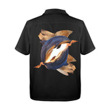 Dolphin Hawaiian Shirt | Button Up Down Shirt