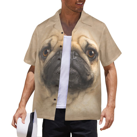 Pug Face Hawaiian Shirt