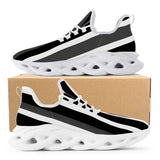 Black and White Running Shoes