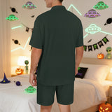 Green Alien Costume Pajama Set