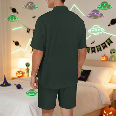 Green Alien Costume Pajama Set