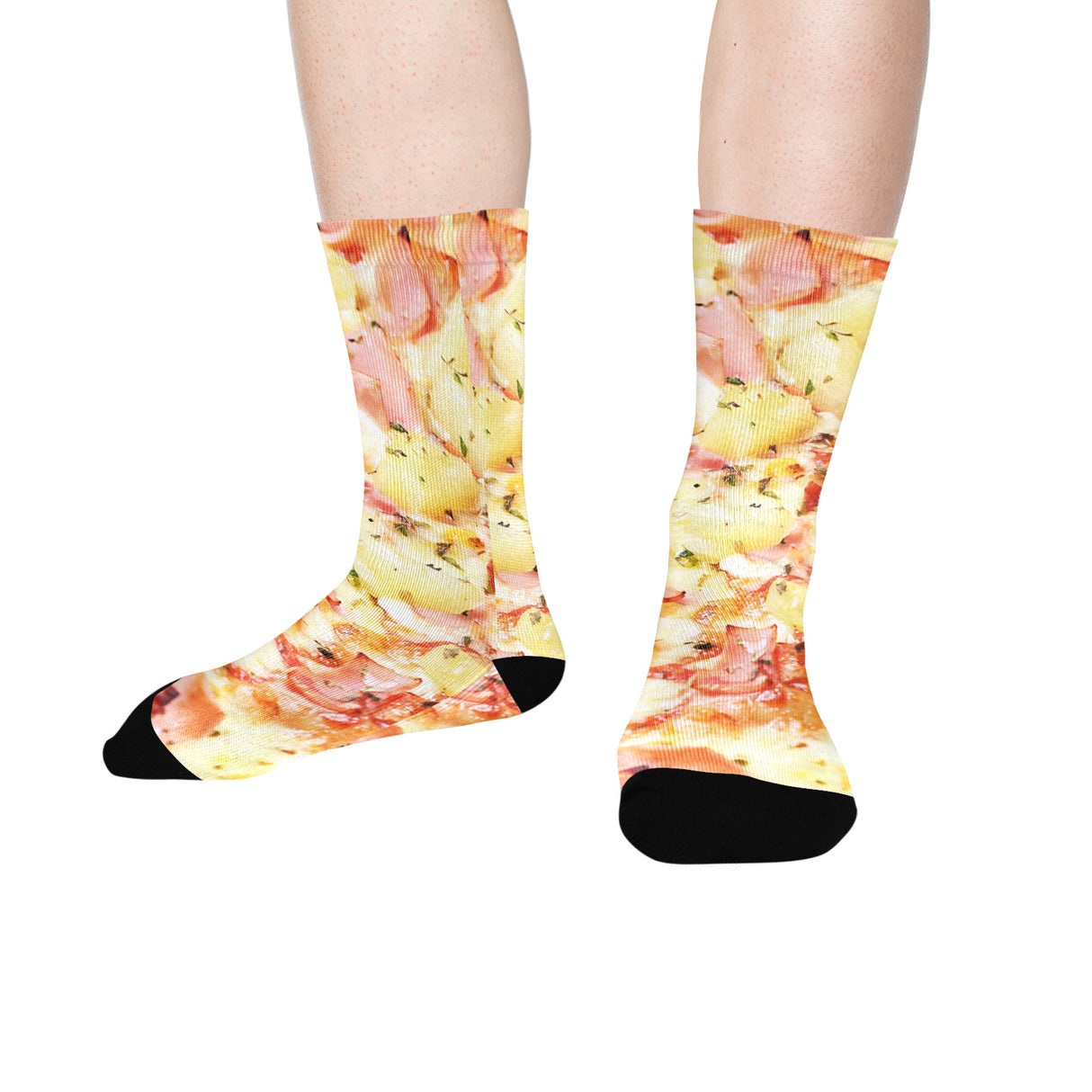 Pineapple Hawaiian Pizza Socks