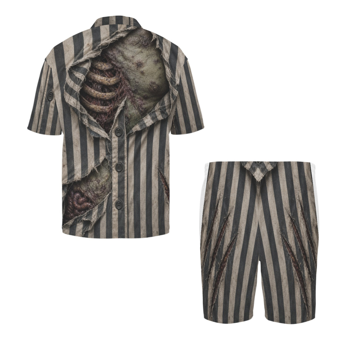 Sleepwalking Dead Men's Horror Short Pajama Set