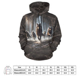 Rainforest Wolf Hoodie