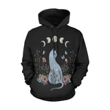 Episodic Drawing Cat On The Hill Hoodie