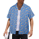 Hot Dog Hawaiian Shirt - BBQ Food Button-Up