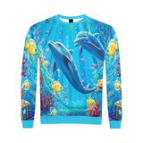 Under Sea Dolphins, Dakota Daetwiler Art Sweater