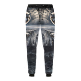 Snowy Wolf Joggers